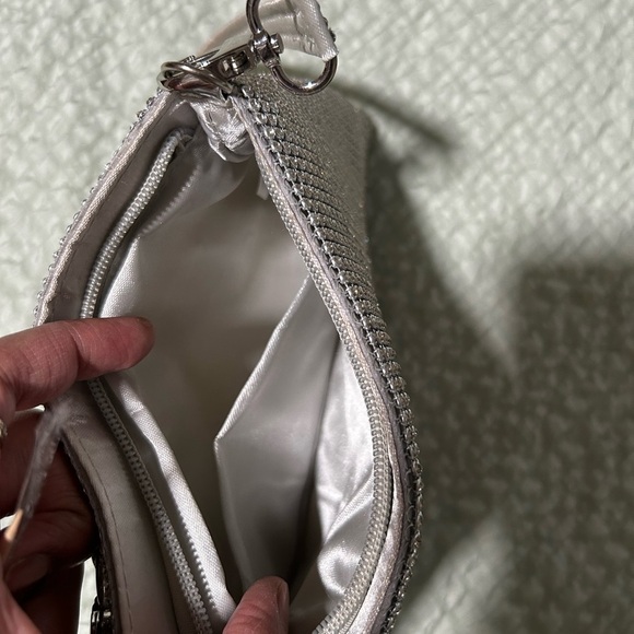 Silver Women's Wristlet Purse - Picture 3 of 5
